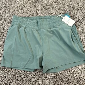 Free Fly Apparel Women's Sage Green Performance Shorts
